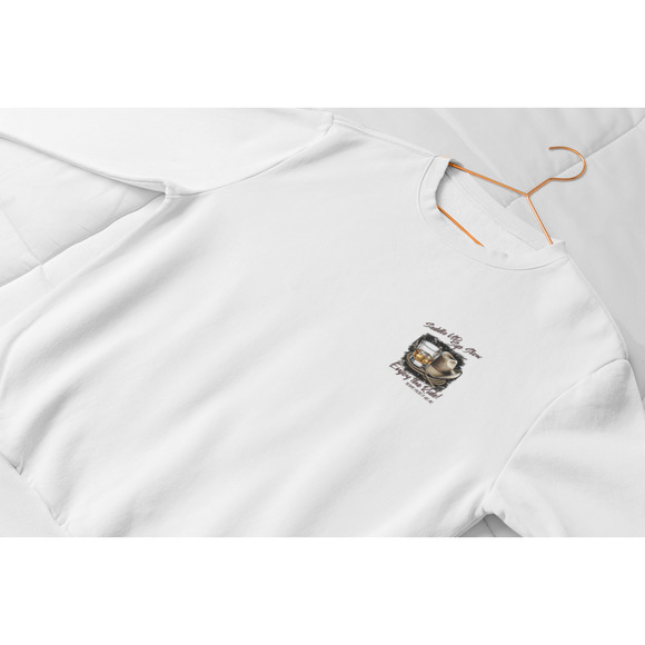 Whiskey Adventures Enjoy The Ride Graphic Lo Sleeve Pullover Crewneck Sweatshirt - Picture 7 of 7